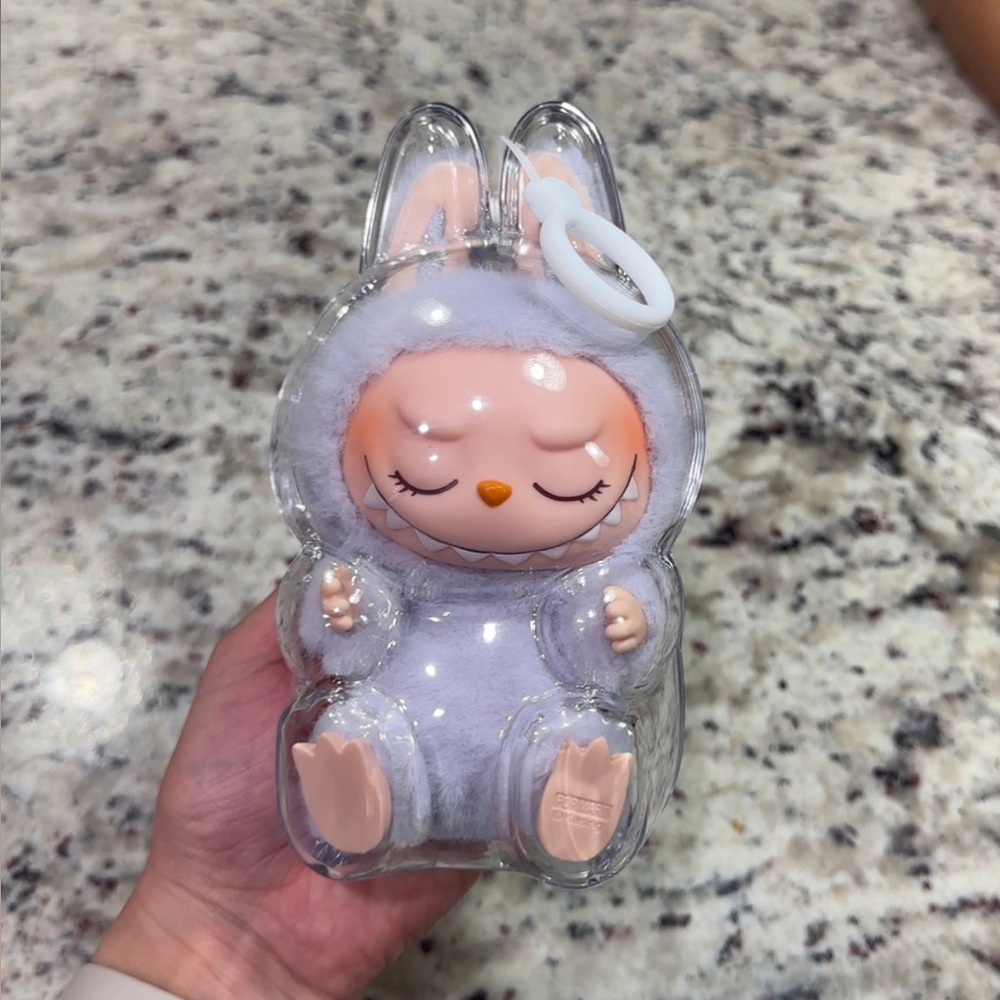 The monsters labubu zizi pastel purple